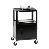 Bretford CA2642-E5 Adjustable Multipurpose Cart with Cabinet