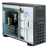 Supermicro SuperServer 7046T-6F Barebone System - 4U Tower - Intel 5520 Chipset - Socket B LGA-1366 - 2 x Total Processor - Xeon Support