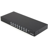 StarTech.com 16 Port 1U Rack Mount USB KVM Switch Kit w/ OSD & Cables