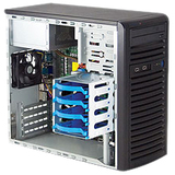 Supermicro SuperServer 5037C-I Barebone System Mid-tower - Intel C202 Chipset - Socket H2 LGA-1155 - 1 x Total Processor - Xeon, Core i3 Support - Black