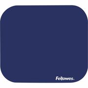 Fellowes Mouse Pad - 0.13" Height x 9" Width x 8" Depth - Blue - Rubber - Scratch Resistant - 1 Each FEL58021