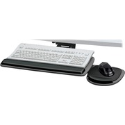 Fellowes Standard Keyboard Tray - 4.5" Height x 30.5" Width x 20" Depth - Graphite, Black - Wood - 1 Each FEL93841