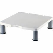 Fellowes Standard Monitor Riser - Up to 21" Screen Support - 60 lb Load Capacity - CRT, LCD Display Type Supported - 4" Height x 13.13" Width x 13.50" Depth - Desktop - Plastic - Graphite, Platinum FEL91712