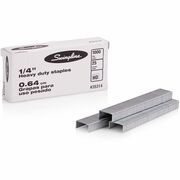 Swingline Premium Heavy-Duty Staples - Heavy Duty - 1/4" Leg - Holds 25 Sheet(s) - for Paper - Chisel Point, Heavy Duty - Silver - 100 Per Strip - 1000 / Box SWI35314