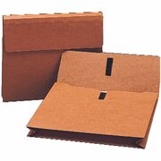 Smead Legal Recycled File Wallet - 8 1/2" x 14" - 2" Expansion - 12.5 pt. - Redrope - Heavy Duty, Flap - 30% Recycled - 1 Each SMD77145