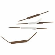 Smead Self-Adhesive Fasteners - 2" Size Capacity - Self-adhesive - Brown - Steel - 100 / Box SMD68220