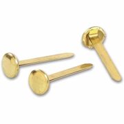 ACCO Brass Fasteners - 1.5" Length - 75 Sheet Capacity - Flexible, Heavy Duty, Corrosion-free, Self-piercing Point, Rust Proof - Brass - 100 / Box ACC71506