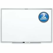 Quartet Classic Whiteboard - 24" (2 ft) Width x 18" (1.5 ft) Height - White Melamine Surface - Silver Aluminum Frame - Horizontal/Vertical - Durable, Smooth Surface, Flexible - 1 Each QRTS531