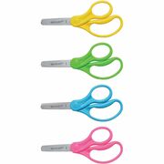 Westcott 5" Kids Blunt Tip Scissors - 5" Overall Length - Straight-left/right - Stainless Steel - Blunted Tip - Assorted - 1 Each ACM13130