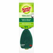 Scotch-Brite Heavy-Duty Dishwand Refills - 2.9" Height x 2.2" Width - 2 / Pack - Green MMM4817RSC