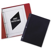 C-Line Clear Poly Side Load Sheet Protectors - For Letter 8 1/2" x 11" Sheet - Ring Binder - Clear - Polypropylene - 100 / Box CLI03213