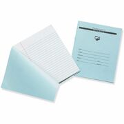 Pacon Blue Book Examination Book - 8 Sheets - 0.37" Ruled - Red Margin - 7" x 8 1/2" Sheet Size - White Paper - Blue Cover - Bond Paper - Recycled - 1000 / Carton PACBB7816