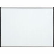 Quartet Arc Cubicle Magnetic Whiteboard - 14" (1.2 ft) Width x 11" (0.9 ft) Height - White Painted Steel Surface - Silver Aluminum Frame - Horizontal - Magnetic - 1 Each QRTARC1411