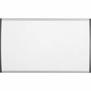 Quartet Arc Cubicle Magnetic Whiteboard - 24" (2 ft) Width x 14" (1.2 ft) Height - White Painted Steel Surface - Silver Aluminum Frame - Horizontal - Magnetic - Durable, Flexible, Smooth Surface, Smooth Surface - 1 Each QRTARC2414