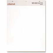 Universal Self-Stick Easel Pad, Unruled, 25 x 30, White, 30 Sheets, 2/Carton - 1 Subject(s) - 30 Sheets - Plain - Stapled - 20 lb Basis Weight - 25" x 30" Sheet Size - 30" Height x 25" Width - White Paper - Cardboard Cover - 2 / Carton UNV35603