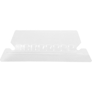 Pendaflex Hanging Folder Plastic Tabs - 5 Tab(s)/Set - 2" Tab Width - Clear Plastic Tab(s) - 10% Recycled - 25 / Pack PFX42CR