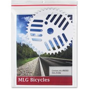 C-Line 82912 Vinyl File Pocket - 9" x 12" - Vinyl - Clear - Moisture Resistant, Dirt Resistant, Zipper Closure - 15 / Box CLI82912