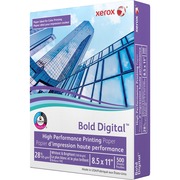 Xerox Bold Digital Printing Paper - White - 100 Brightness - Letter - 8 1/2" x 11" - 28 lb Basis Weight - Smooth - Sustainable Forestry Initiative (SFI) - Uncoated - White - 500 / Pack XER3R11760