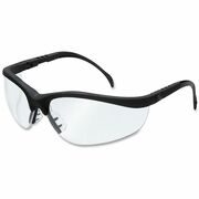 MCR Safety Klondike Safety Glasses - Ultraviolet Protection - Clear Lens - Matte Black Frame - Lightweight - 1 Each MCSKD110