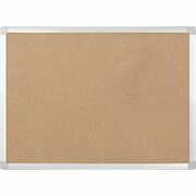MasterVision Earth Series Recycled Cork Boards - 36" Board Height x 48" Board Width - Natural Cork Surface - Environmentally Friendly, Recyclable, Durable, Resilient, Sturdy - Wood Frame - 1 Each BVCCA051790