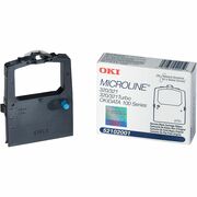 Oki Dot Matrix Ribbon Cartridge - Black - 1 Each - 3 Million Characters OKI52102001