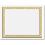 Geographics Diplomat Printable Certificates - 24 lb Basis Weight - 11" Width x 8.5" Length - Inkjet, Laser Compatible - Gold with White Border - Parchment Paper - 50 / Pack GEO21015