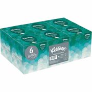 Kleenex Professional Facial Tissue Cube for Business - 2 Ply - White - PaperBox - 90/Box - 6 / Pack KCC21271