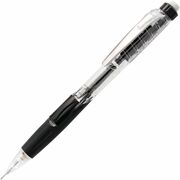 Pentel .5mm Twist Erase Click Mechanical Pencil - 0.5 mm Lead - #2 - Refillable - Transparent, Black Barrel - 1 Each PENPD275TA