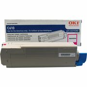 Oki Original LED Toner Cartridge - Magenta - 1 Each - 6000 Pages OKI44315302