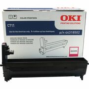 Oki 44318501/02/03/04 Image Drum - LED Print Technology - 20000 - Magenta - 1 Each OKI44318502