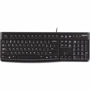 Logitech K120 Plug-and-Play USB Keyboard - Cable Connectivity - USB Interface - Rugged - English - PC - Black LOG920002478