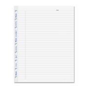 Blueline MiracleBind Notebook Refill Pages - 50 Sheets - 100 Pages - Ruled Margin - 9 1/4" x 7 1/4" Sheet Size - White Paper - Micro Perforated, Repositionable, Acid-free, Punched, Removable - Recycled - 50 Pack REDAFR9050R