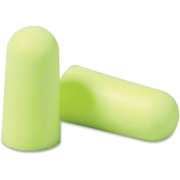 E-A-R soft Neons Uncorded Earplugs - Noise Protection - Foam, Polyurethane - Neon Yellow - Comfortable, Uncorded, Disposable - 2/Pair - 200 / Box MMM3121250