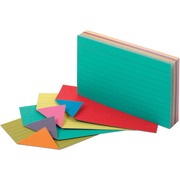 Oxford Extreme Index Cards - 3" Width x 5" Length - Acid-free, Ruled - 100 / Pack OXF04736