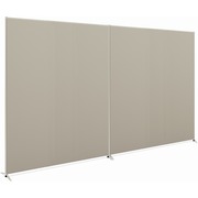 HON Verse HBV-P7260 Panel - 60" Width x 72" Height - Metal, Plastic, Fabric - Light Gray, Gray - 1 Each BSXP7260GYGY