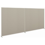 HON Verse HBV-P6060 Panel - 60" Width x 60" Height - Easy to Use, Upholstered, Durable, Leveling Glide, Glide - Metal, Plastic, Fabric - Light Gray, Gray - 1 Each BSXP6060GYGY