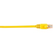 Black Box Connect Cat.5e UTP Patch Network Cable - 3 ft Category 5e Network Cable for Network Device - First End: 1 x RJ-45 Network - Male - Second End: 1 x RJ-45 Network - Male - 1 Gbit/s - Patch Cable - Gold Plated Contact - CM - 26 AWG - Yellow - 1 Eac BBNCAT5EPC003YL