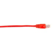 Black Box Cat.6 UTP Patch Network Cable - 3 ft Category 6 Network Cable for Network Device - First End: 1 x RJ-45 Network - Male - Second End: 1 x RJ-45 Network - Male - 1 Gbit/s - Patch Cable - Gold Plated Contact - CM - 26 AWG - Red - 1 Each BBNCAT6PC003RD