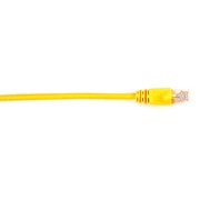 Black Box Connect Cat.6 UTP Patch Network Cable - 3 ft Category 6 Network Cable for Network Device - First End: 1 x RJ-45 Network - Male - Second End: 1 x RJ-45 Network - Male - 1 Gbit/s - Patch Cable - Gold Plated Contact - CM - 26 AWG - Yellow - 1 Each BBNCAT6PC003YL