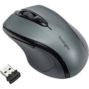Kensington Pro Fit Mid-size Wireless Mouse - Optical - Wireless - Radio Frequency - 2.40 GHz - Graphite Gray - USB - 1750 dpi - Scroll Wheel - Right-handed - 1 Each KMW72423