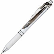 EnerGel EnerGel Pearl Retractable Liquid Gel Pen - 0.7 mm Medium Pen Point - Refillable - Retractable - Black Ink - Gel-based - Pearl White Barrel - Stainless Steel Tip - 1 Each PENBL77PWA