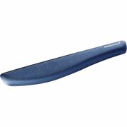 Fellowes PlushTouch Microban Keyboard Wrist Rest - 1" Height x 18.13" Width x 3.19" Depth - Blue - Foam - Wear Resistant, Tear Resistant, Skid Proof - 1 Each FEL9287401
