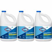CloroxPro&trade; Germicidal Bleach - For Laundry - Concentrate - 121 fl oz (3.8 quart) - Recommended For: Germs Remover - Disinfectant, Anti-bacterial - Clear - 3 / Carton CLO30966CT