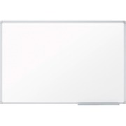 Mead Basic Dry-Erase Board - 72.6" (6.1 ft) Width x 48.6" (4.1 ft) Height - White Melamine Surface - Silver Aluminum Frame - Durable, Marker Tray - 1 Each MEA85358