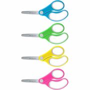 Westcott Soft Handle 5" Blunt Kids Value Scissors - 5" Overall Length - Left/Right - Stainless Steel - Blunted Tip - Assorted - 1 Each ACM14726