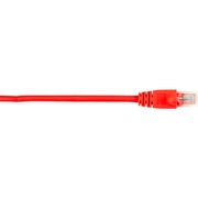 Black Box Connect Cat.5e UTP Patch Network Cable - 6 ft Category 5e Network Cable for Network Device - First End: 1 x RJ-45 Network - Male - Second End: 1 x RJ-45 Network - Male - 1 Gbit/s - Patch Cable - Gold Plated Contact - CM - 26 AWG - Red - 1 Each BBNCAT5EPC006RD