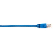 Black Box Connect Cat.6 UTP Patch Network Cable - 2 ft Category 6 Network Cable for Network Device - First End: 1 x RJ-45 Network - Male - Second End: 1 x RJ-45 Network - Male - 1 Gbit/s - Patch Cable - Gold Plated Contact - CM - 26 AWG - Blue - 1 Each BBNCAT6PC002BL