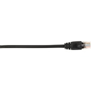 Black Box Cat.5e Patch Network Cable - 2 ft Category 5e Network Cable for Network Device - First End: 1 x RJ-45 Network - Male - Second End: 1 x RJ-45 Network - Male - 1 Gbit/s - Patch Cable - Gold Plated Contact - CM - 26 AWG - Black - 1 Each BBNCAT5EPC002BK
