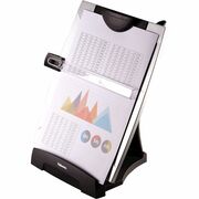Fellowes Office Suites Memo Board Desktop Copyholder - 15" Height x 10.3" Width x 6" Depth - Black, Silver FEL8033201