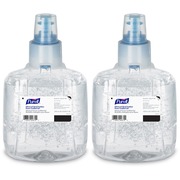 PURELL&reg; Hand Sanitizer Gel Refill - 1.27 quart - Hands-free Dispenser - Kill Germs - Skin, Hand - Clear - Fragrance-free, Dye-free - 2 / Carton GOJ190302CT